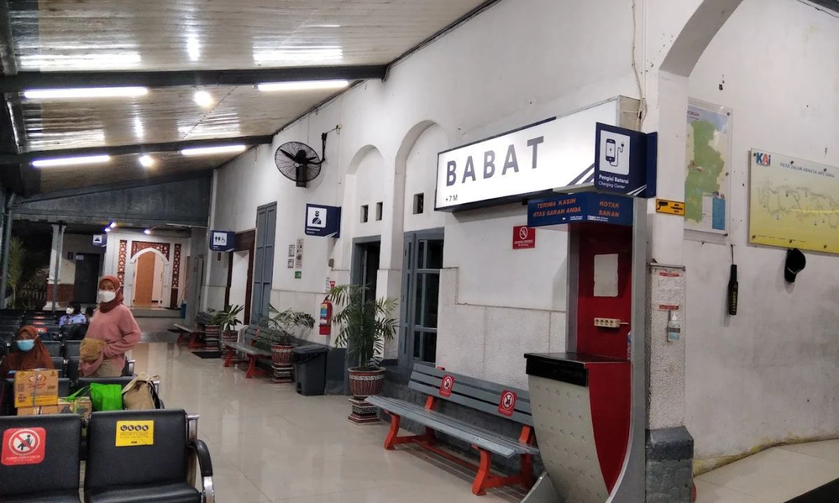 fasilitas stasiun babat